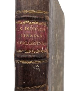 Jeschugnat Israëel, ofte Israëls verlossinge en eeuwige behoudenis. Voorgesteld uit Gods Heilig Woord, gestaafd en bevestigd met den Talmud en de schriften der oudste en vermaardste rabbynen, tot opwekking, overtuiging en bekeering van het in de vier hoeken der waereld verstrooide Israël / door hunnen broeder naar den vleesche Christiaan Salomon Duitsch
